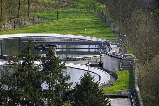 treatment of dye wastewater at a modern water treatment plant.