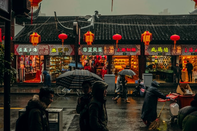 Shanghai cityscape symbolizing China's rapid urbanization and industrial growth amidst its energy transition.