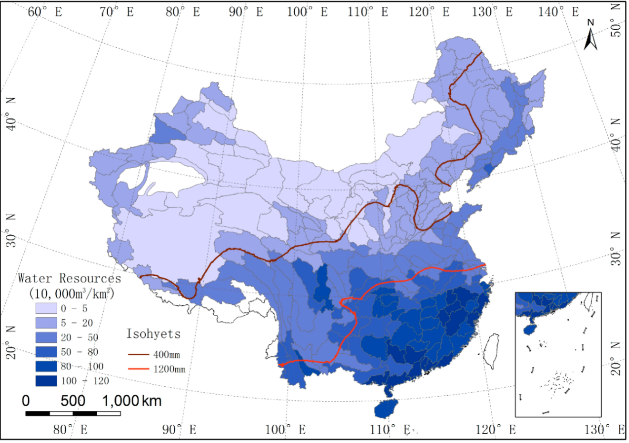 China water map